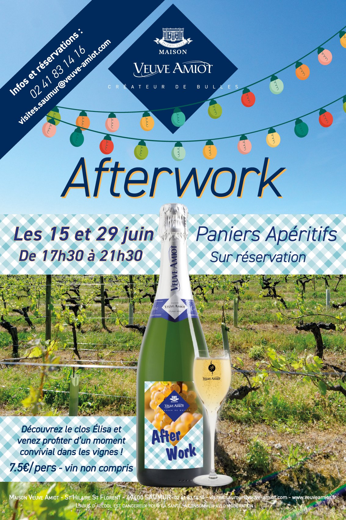 affiche afterwork 2023