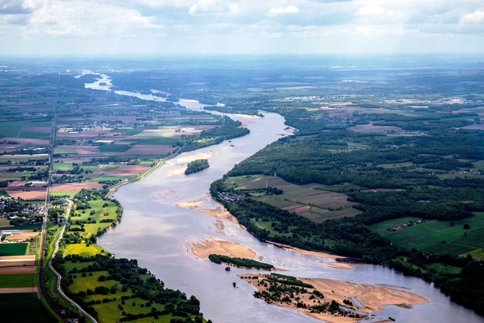 vue aerienne loire