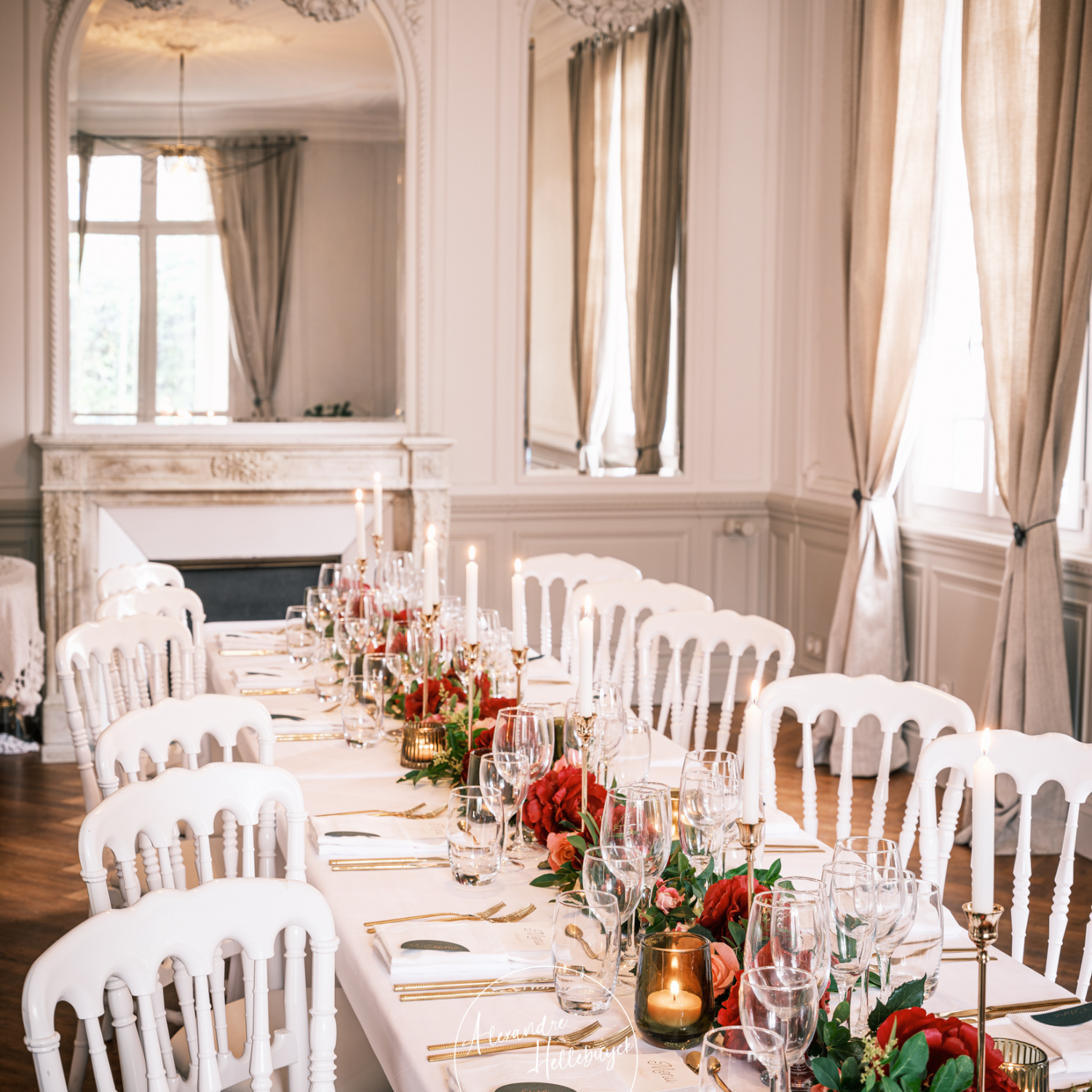 réception installation banquet grand salon